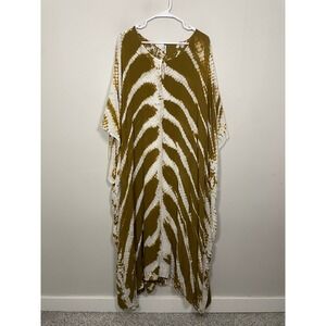Young Fabulous and Broke Tie Dye Kaftan Maxi Dress Size Medium/Large